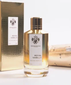 mancera royal vanilla 120 ml avec l'emballage