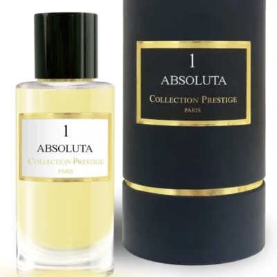 Achetez ABSOLUTA N°1 Collection Prestige Paris au Maroc Parfum oriental mixte intense aux notes d’iris, cuir, encens et vanille. Livraison rapide.