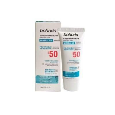 ECRAN SOLAIRE MINERALE PEAU SENSIBLE SPF50 BABARIA