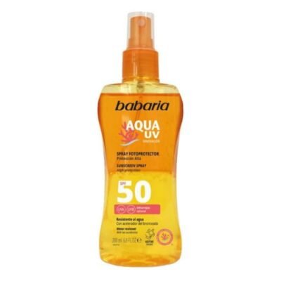 SPRAY SOLAIRE BI-PHASE SPF50 PEAUX SENSIBLE BABARIA 200 ML