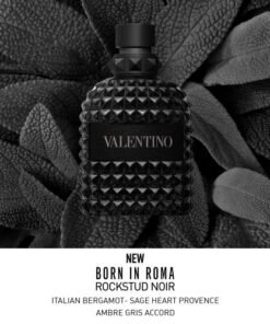 UOMO BORN IN ROMA ROCKSTUD NOIR