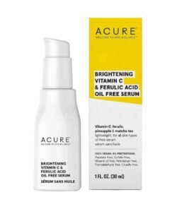 BRIGHTENING VITAMIN C & FERULIC ACID OIL FREE SERUM ACURE 30 ML