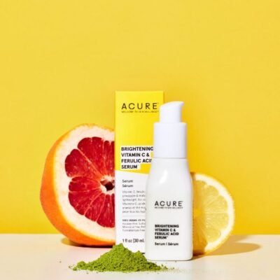 BRIGHTENING VITAMIN C & FERULIC ACID OIL FREE SERUM ACURE 30 ML