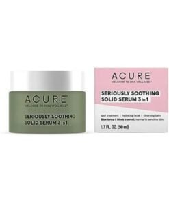 SERIOUSLY SOOTHING BLUE TANSY SOLID SERUM 3 IN 1 ACURE 50 ML