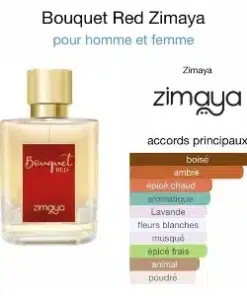 Bouquet Red Zimaya Eau de Parfum – Un Parfum Unisexe Oriental Épicé