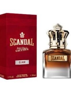 Scandal Pour Homme Elixir Jean Paul Gaultier, un parfum homme intense aux notes de cerise noire, patchouli et fève tonka