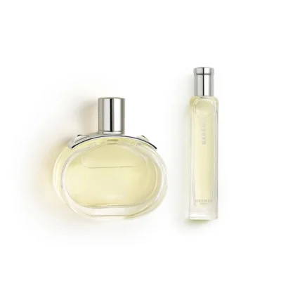 Achetez Coffret Barénia d’Hermès Eau de Parfum sur Lkadoo.ma. Coffret luxe avec parfum, format voyage et savon. Livraison rapide Maroc.