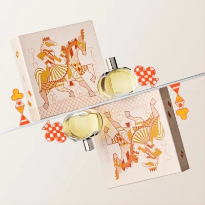 Achetez Coffret Barénia d’Hermès Eau de Parfum sur Lkadoo.ma. Coffret luxe avec parfum, format voyage et savon. Livraison rapide Maroc.