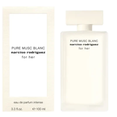 FOR HER PURE MUSC BLANC EAU DE PARFUM INTENSE NARCISO RODRIGUEZ – Pureté Lumineuse & Sensualité Blanche